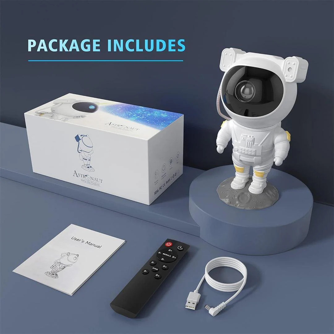TecMarx Astronaut Projection Light | Nebula Lamp & Stars | Time Fucntion | Remote Control - Image 4